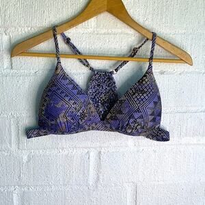 Catalina Swimwear Push Up Beaded Bikini Bralette Top sz 11-13
